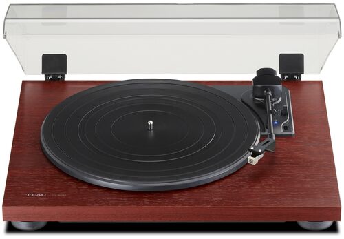 TEAC TN-180BT-A3 Giradischi con trasmissione a cinghia Nero, Ciliegia (frutto) Semiautomatico