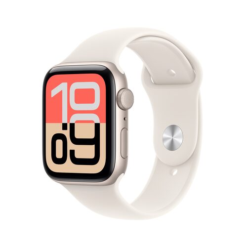 Apple Watch SE (3nd generation) SE 3 GPS 44mm Cassa Alluminio Galassia con Sport Band Galassia - M/L