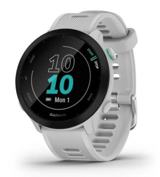 Garmin Forerunner 55 2,64 cm (1.04") MIP 42 mm Digitale 208 x 208 Pixel Bianco GPS (satellitare)