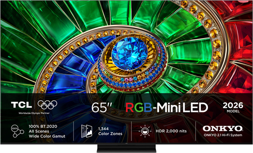 TCL RM7L 65RM7L TV 165,1 cm (65") 4K Ultra HD Smart TV Wi-Fi Nero 2000 cd/m²