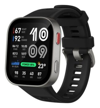 Amazfit Bip Max 5,26 cm (2.07") AMOLED Digitale 432 x 514 Pixel Touch screen Argento Wi-Fi GPS (satellitare)