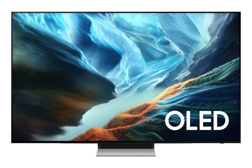 Samsung OLED AI TV 55" QE55S90HAEXZT 4K, Processore NQ4 AI Gen3, 4K AI Upscaling Pro, Glare Free, OLED HDR+, Motion Xcelerator 165Hz, Dolby Atmos & OTS Lite, Laser Slim Design, Vision AI Smart TV, 2026