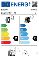 Pneumatici Offroad KUMHO AT52 255/70 R17 112T - immagine 2