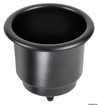 Portabicchieri inox nero op. con drenaggio logo - 48.430.81 Osculati Sedili, tavoli, gambe, roll bar e portaoggetti