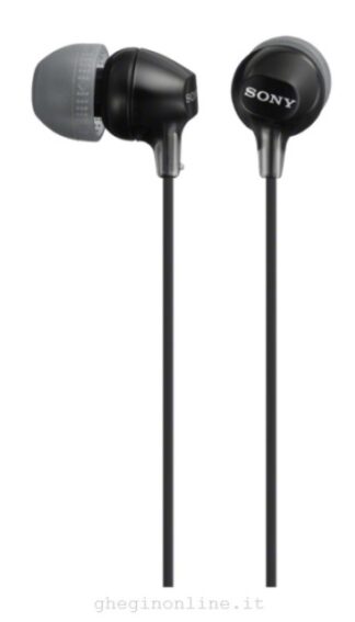 Auricolari microfono filo Auricolari microfono filo Sony MDREX15APB CE7 SERIE EX Black (ord.min.1.00 unità)