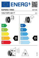 Pneumatici Auto Invernali SUPERIA BLU-HP 165/70 R14 81 T - immagine 4