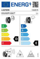 Pneumatici Auto Invernali LAUFENN LW51 205/60 R16 92 T - immagine 2