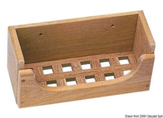 Contenitore detergenti doccia 265x120x108 mm - 71.328.20 Osculati Teak
