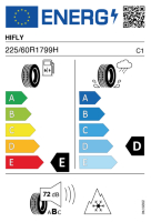 Pneumatici Auto Invernali HIFLY HF212 225/60 R17 99 H - immagine 3