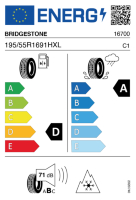 Pneumatici Auto Invernali BRIDGEST LM-005 195/55 R16 91 H XL - immagine 2