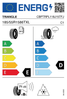 Pneumatici Auto Invernali TRIANGLE PL01 185/55 R15 86 T XL - immagine 2