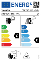 Pneumatici Auto Invernali TRIANGLE PL02 235/60 R18 107V XL - immagine 3