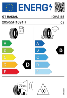 Pneumatici Auto Invernali GTRADIAL W-PRO2 205/55 R16 91 H - immagine 3