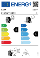 Pneumatici Auto Invernali SAVA ES-HP2 215/65 R16 98 H - immagine 3