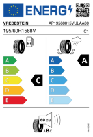 Pneumatici Auto Estivi VREDEST. ULTRAC 195/60 R15 88 V - immagine 2