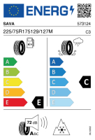 Pneumatici Furgone o Autocarro SAVA ORJ-O4 225/75R175 129/127M - immagine 5