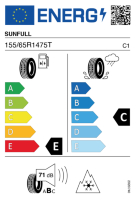 Pneumatici 4 stagioni Pneumatici 4 stagioni SUNFULL SF-983 155/65 R14 75 T - immagine 3