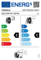 Pneumatici Auto Estivi TRIANGLE TR259 255/70 R18 116H XL - immagine 3