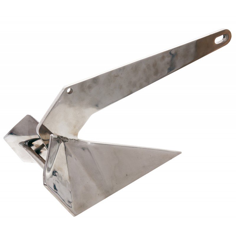 Ancore in Acciaio inox ANCORA PLOUGH INOX KG.10 NANTONG FIVE-WOOD IMPORT & EXPORT (acq.min. unità)