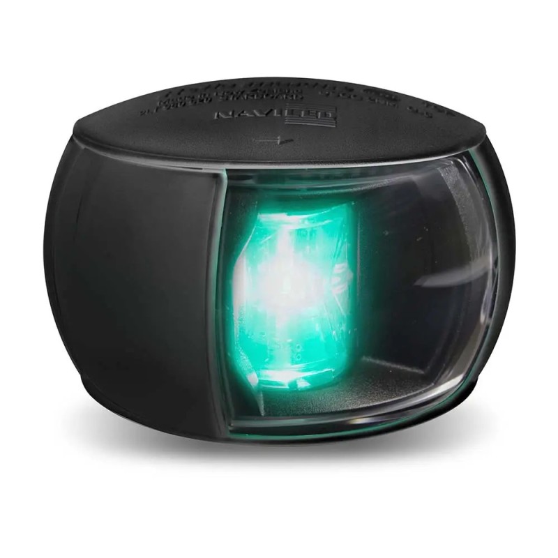 Fanali di Via a LED < 50 M. FANALE NERO LENTE TRASPARENTE ROSSO Hella marine (acq.min. unità) - immagine 4