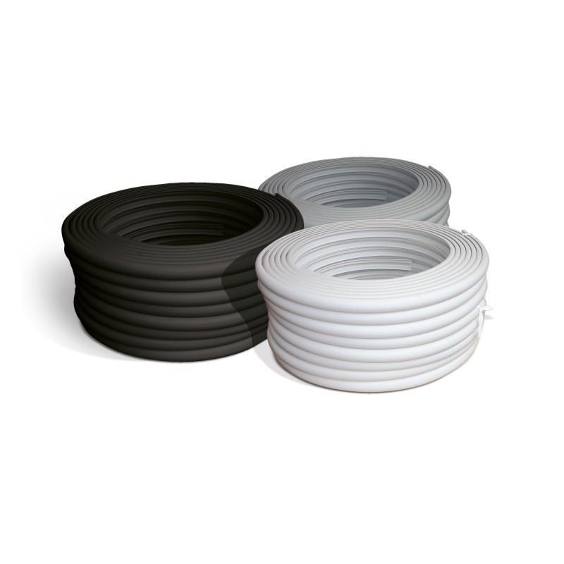 Profili Radial, Bino, Bumper PROFILO RADIAL MM. 30 BIANCO MT.24 Tessilmare (acq.min. unità) - immagine 4